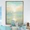 Designart - Sunrise Boat I - Nautical & Coastal Canvas in Gold Frame